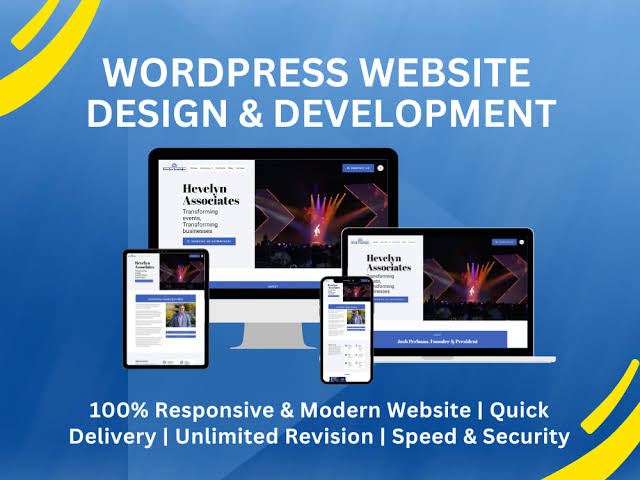 I will develop a WordPress Business website for you